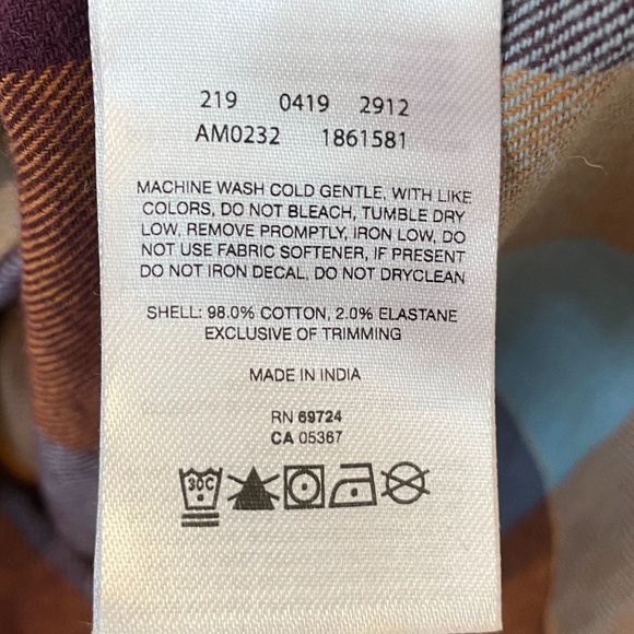 Columbia Plaid Long Sleeve Men's Button Up - Picture 4 of 6